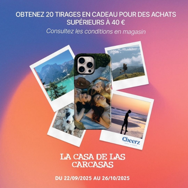 CHEERZ : OBTENEZ 20 TIRAGES EN CADEAU POUR DES ACHATS SUPÉRIEURS À 40 €