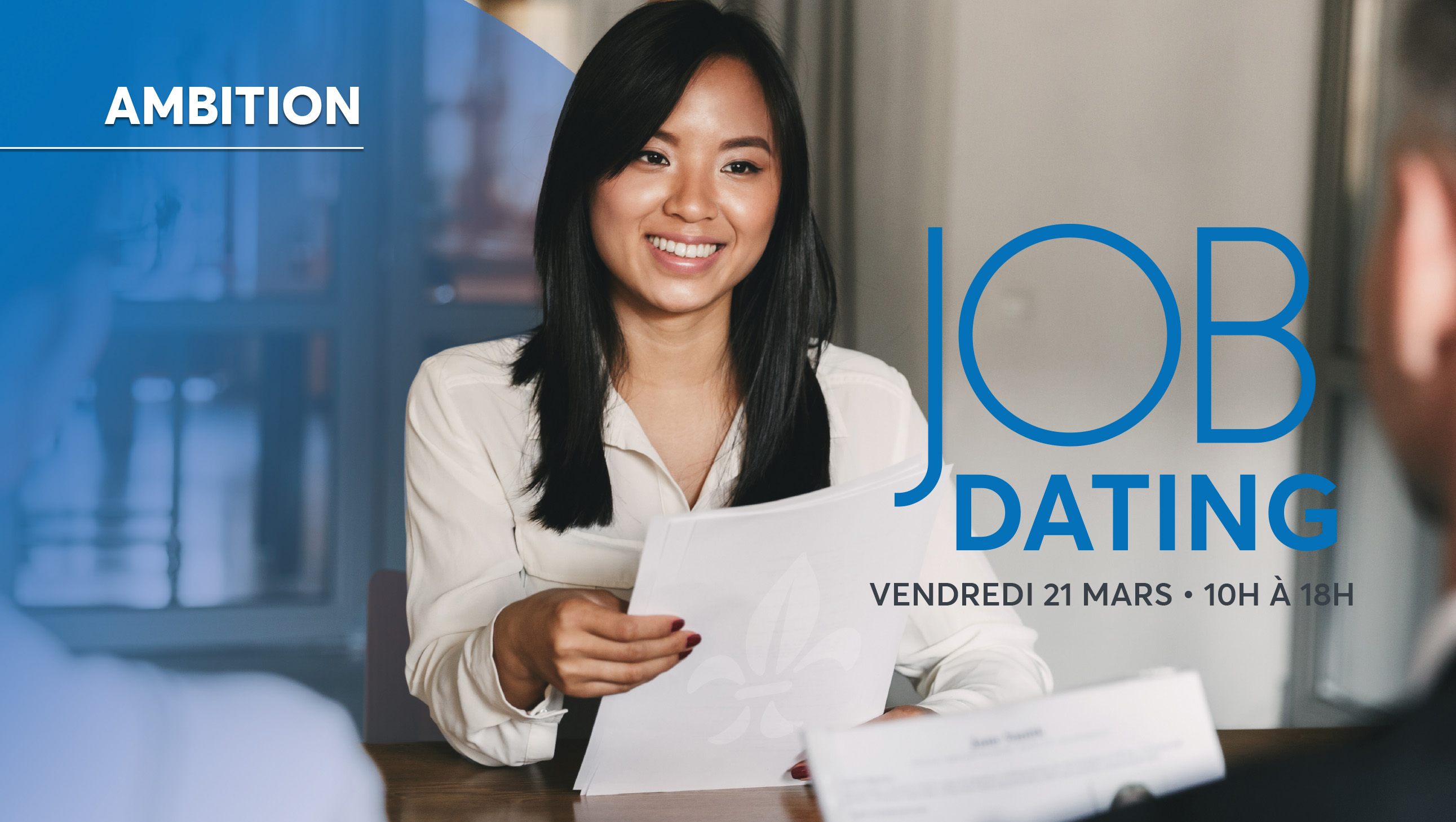 Venez profiter du Job Dating le vendredi 21 mars de 10h à 18h dans votre centre commercial Aushopping Blois Vineuil
