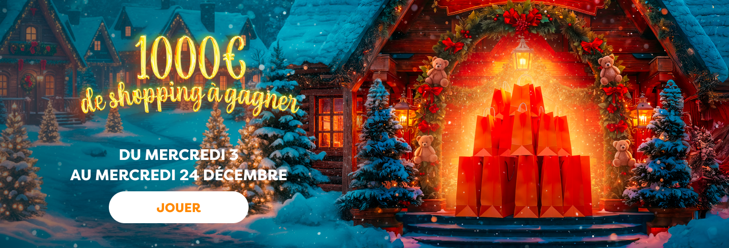Jeu Noël : 1000€ de shopping