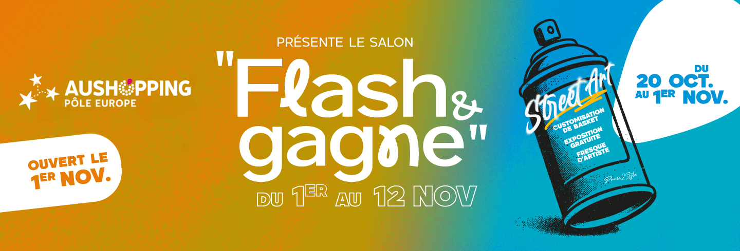 jeu flash et gagne et exposition Street Art
