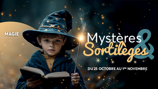 Participez à notre animation Mystères et Sortilèges, un escape Games au coeur du centre commercial Aushoppin Blois Vineuil du 25 octobre au 1er novembre