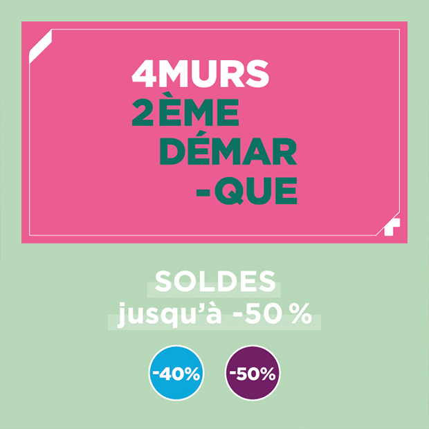 Soldes 4 murs : 2ème démarque