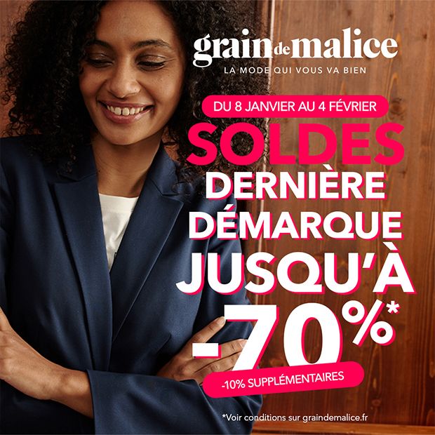 Grain de Malice : soldes dernière démarque !