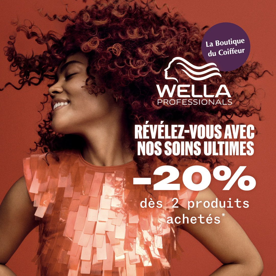 La Boutique du Coiffeur : Offre Wella -20M dès 2 produits achetés !