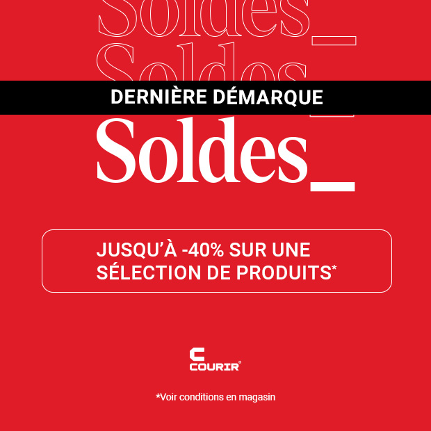 Courir : soldes d'hiver dernière démarque !