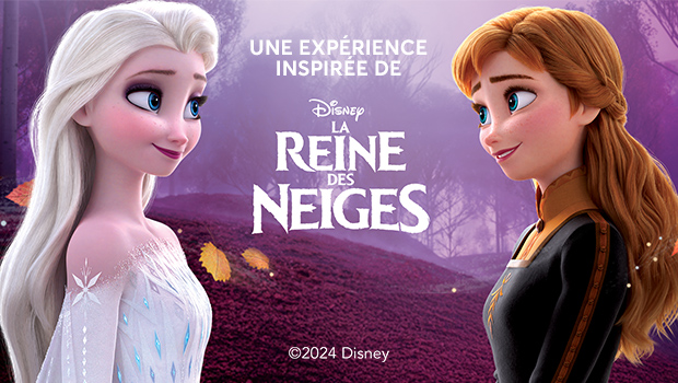 la reine des neiges arrive à Aaushopping Promenade de Flandre