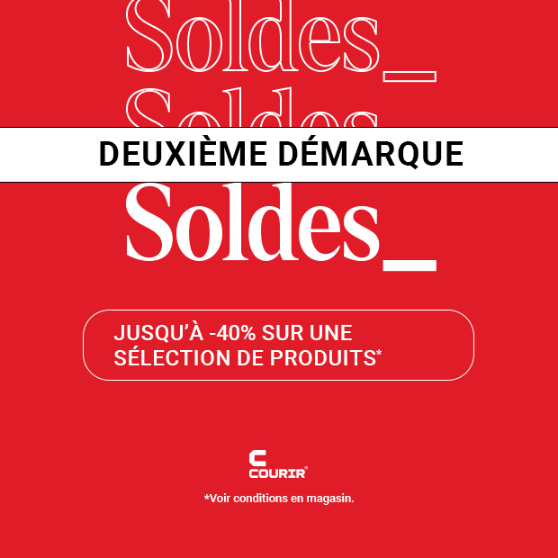 Courir soldes d'hiver 2ème démarque !