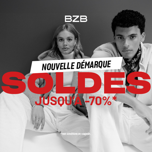 BZB soldes jusqu'à -70%*