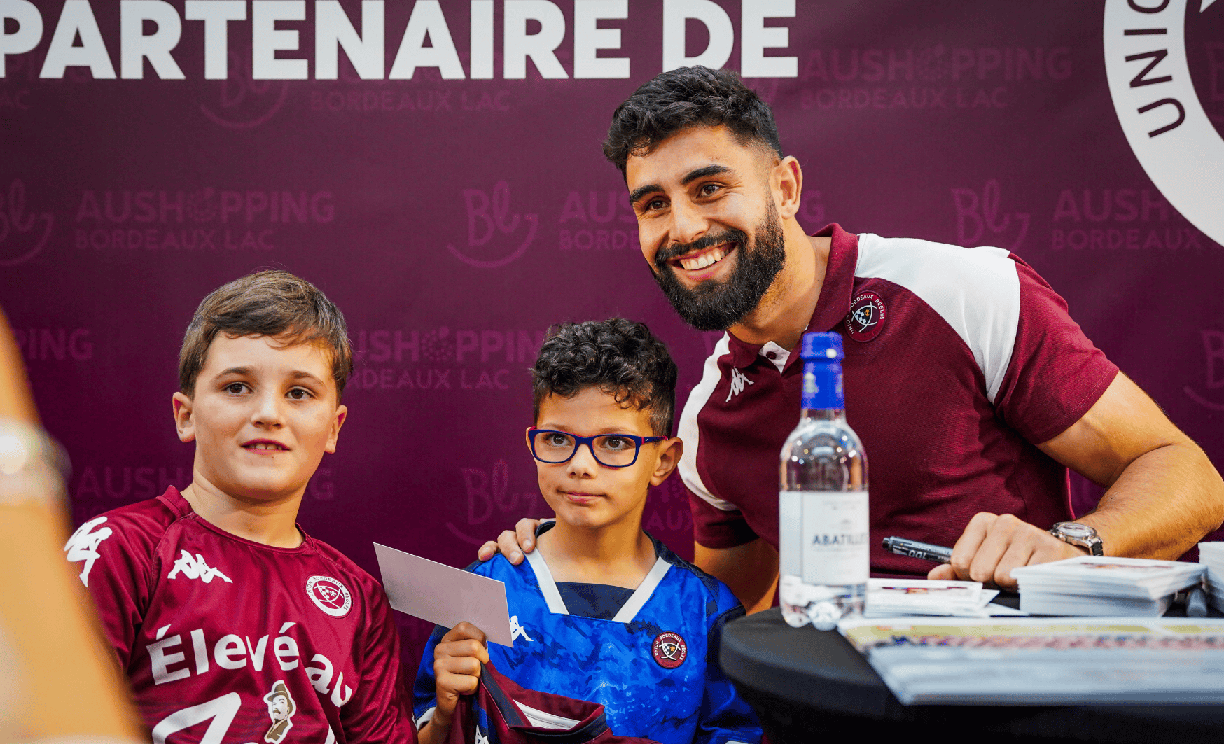 Aushopping Bordeaux Lac partenaire majeur UBB club rugby