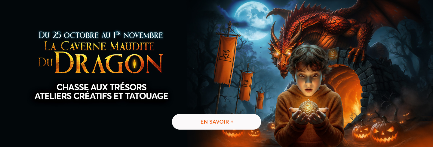 Halloween aushopping Englos les Géants dragon frissons