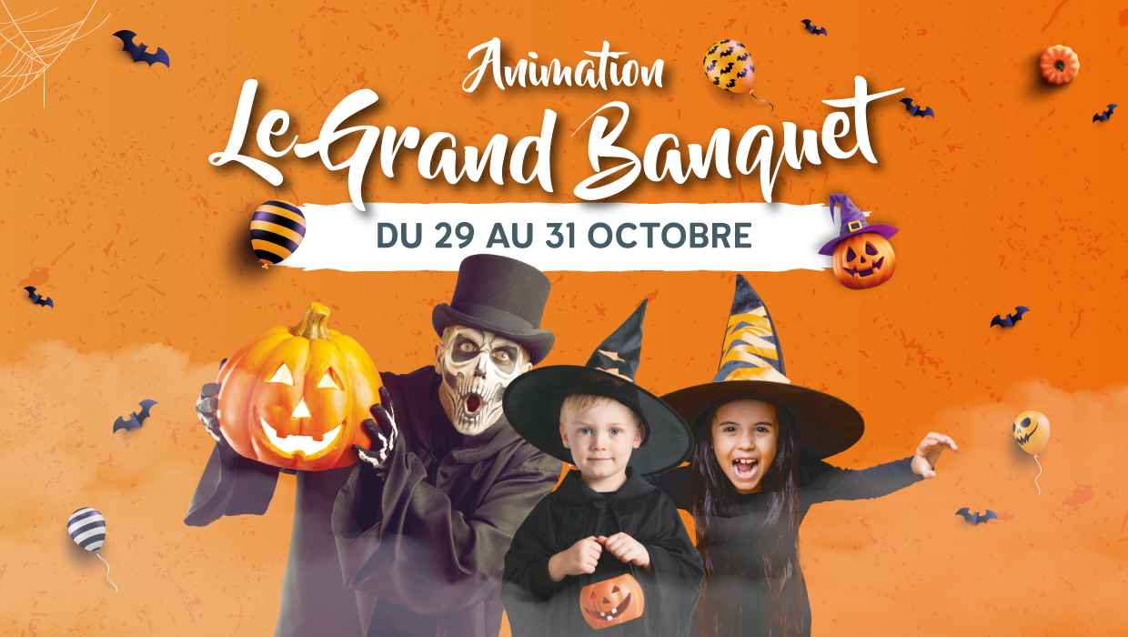 Opération Halloween centre commercial Aushopping Marseille saint loup