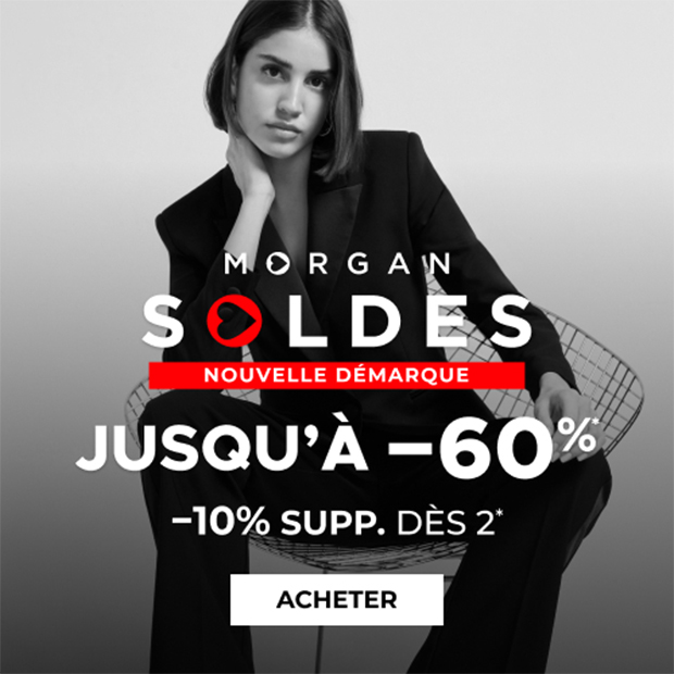 Morgan soldes nouvelle démarque jusqu'à -60%