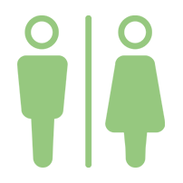 toilettes dans les halles de la maillerie