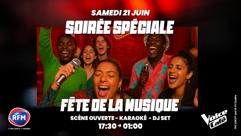 soirée spéciale fête de la musique a villeneuve d'ascq au the voice café