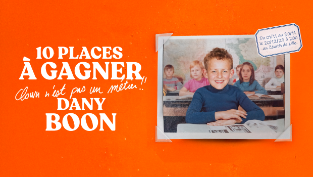 jeu concours reseaux sociaux instagram places spectacle dany boon a gagner lille
