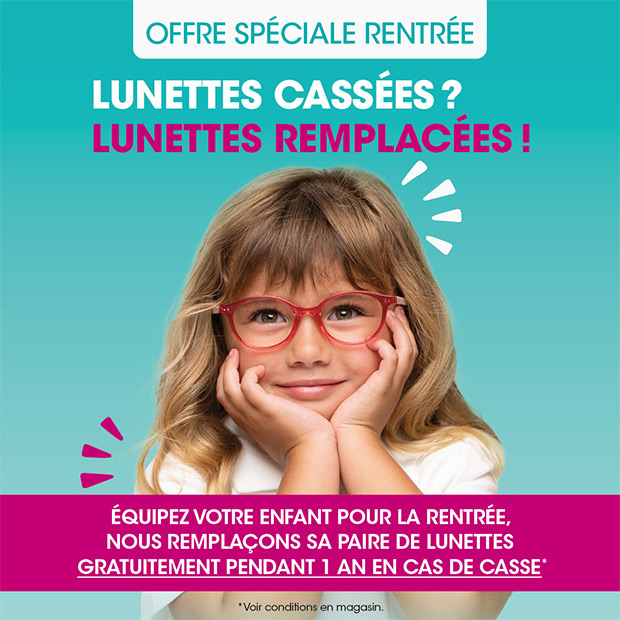 Offre spéciale rentrée chez Afflelou