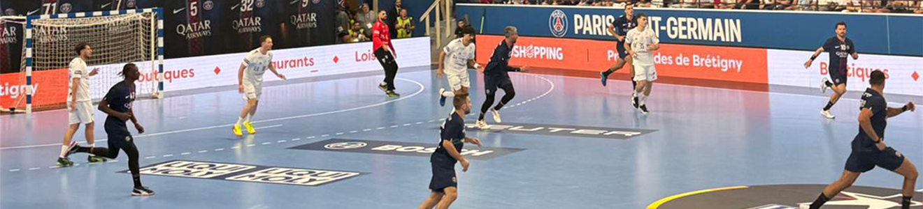 match du HAND PSG avec Aushopping partenaire officiel