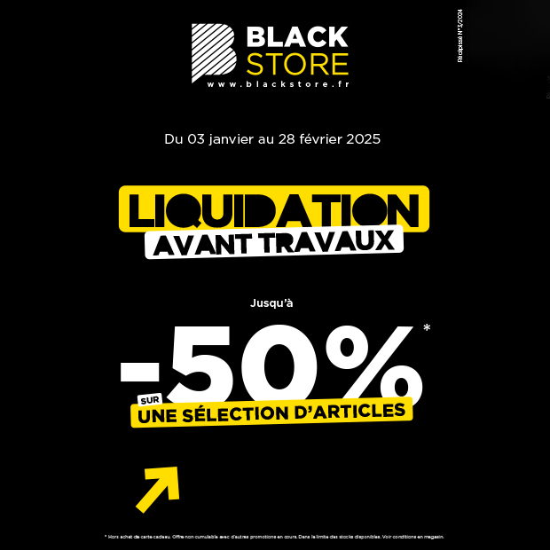 Blackstore Promenade De Flandre : liquidation avant travaux