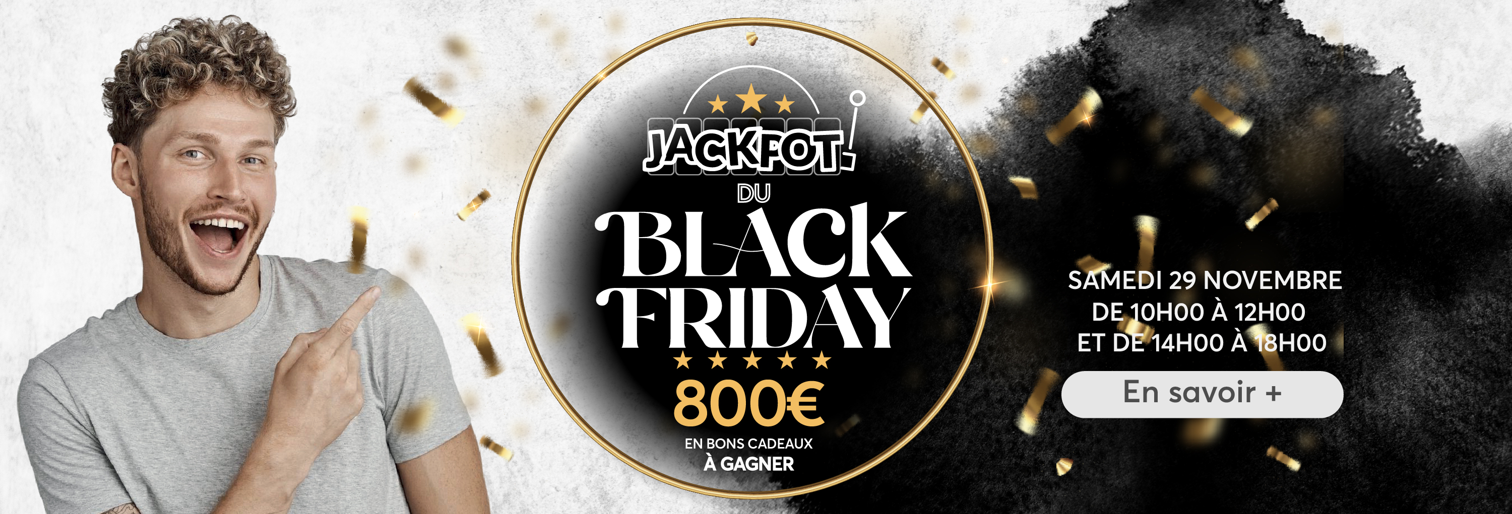 Black Friday - bons d'achat - chance