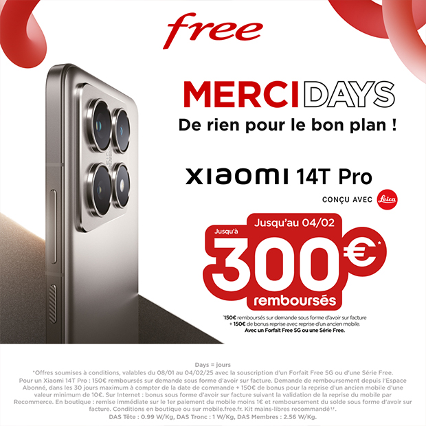 Free Merci Days !