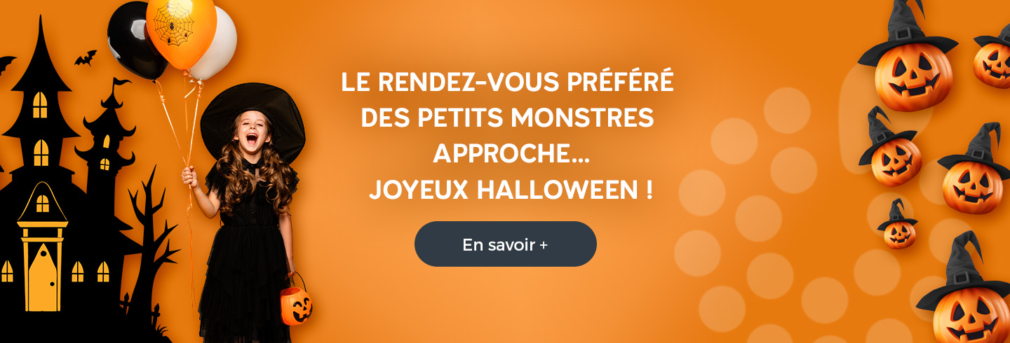 Le rendez-vous préféré des petits monstres approche... Joyeux Halloween !