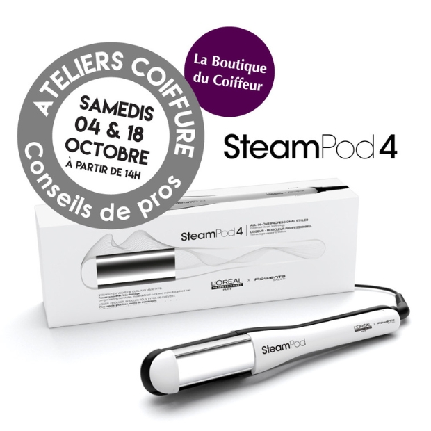 La Boutique du Coiffeur | ATELIERS COIFFURE STEAMPOD