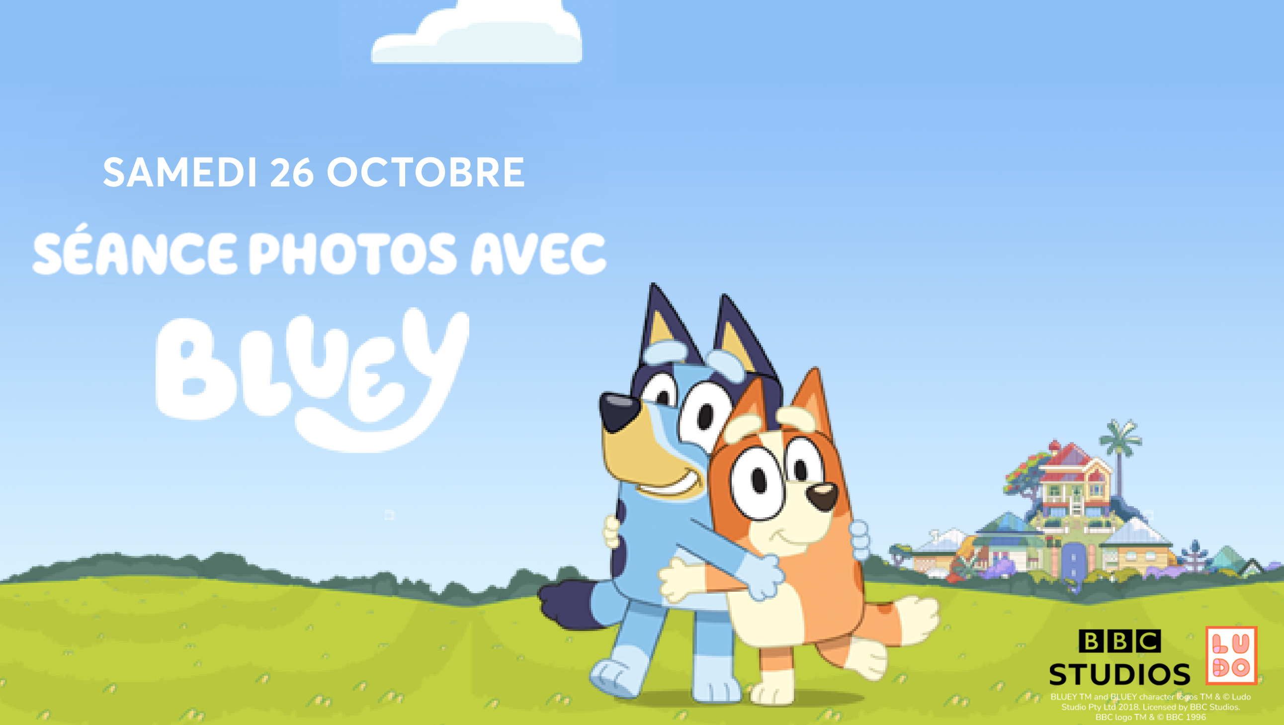 Mascottes Bluey et Bingo