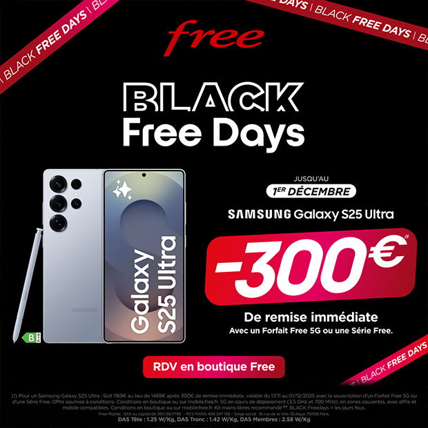C'est les Black Free Days jusqu'au 1er décembre