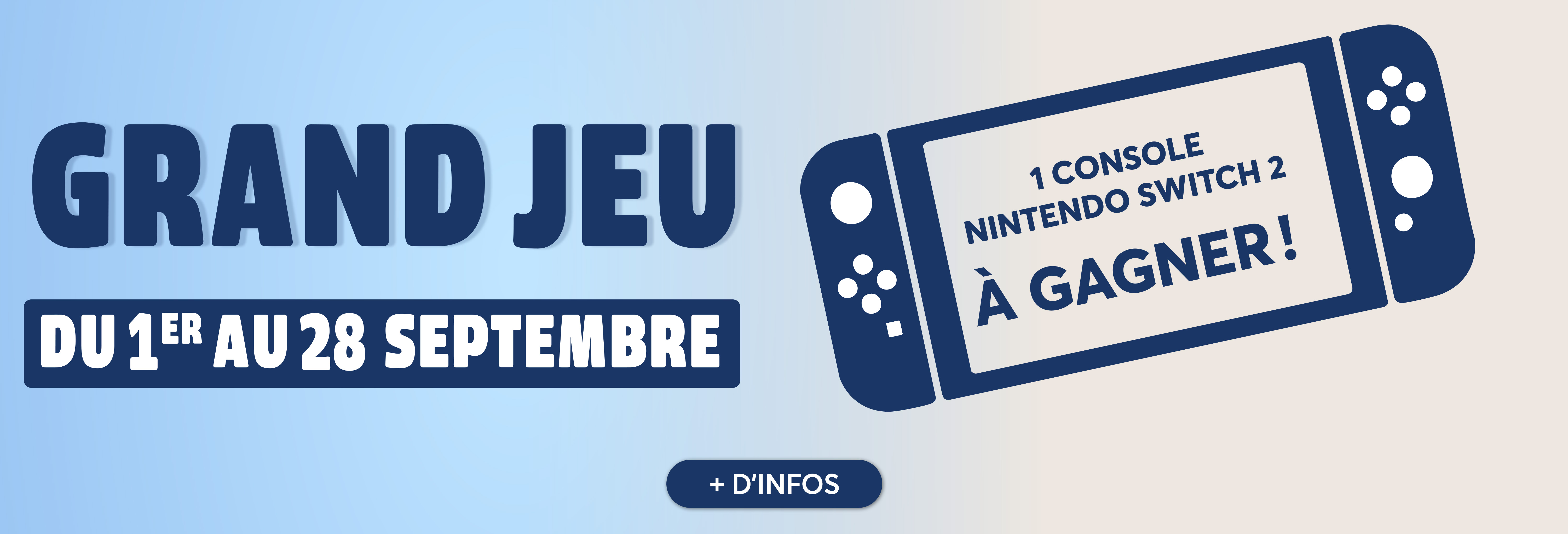 Grand Jeu Console Nintendo SWITCH2 à gagner