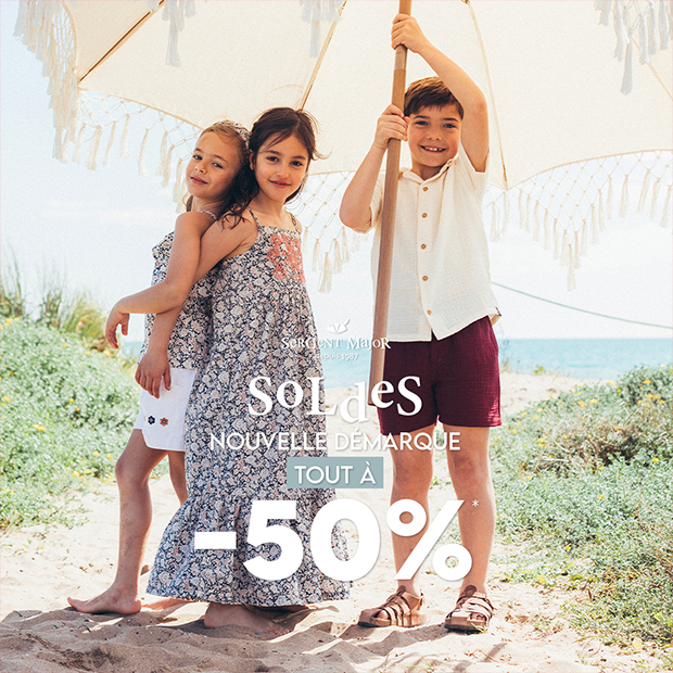 Soldes Sergent Major : tout à -50%*