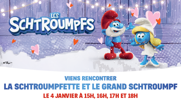 rencontre avec les schtroumpfs dans le centre aushopping v2