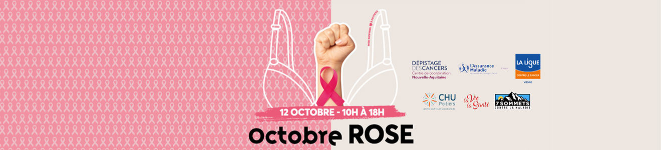 octobre rose lutte contre le cancer du sein dans votre centre commercial AuShopping Poitiers