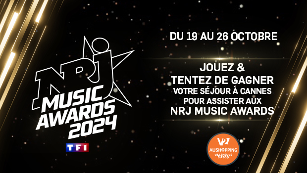 Sejour a canne pour les NJR MUSIC AWARDS avec Aushopping V2