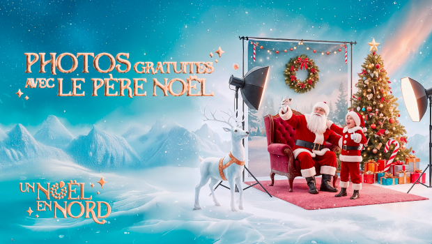Venez à la rencontre du Père Noël et repartez avec votre photo gratuite !
