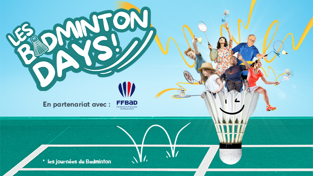 les badminton days initiation badminton à Aushopping Promenade de Flandre