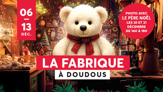 Villebon fabrique a doudous animation noël