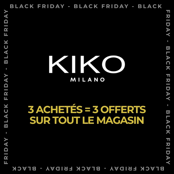 BLACK FRIDAY KIKO