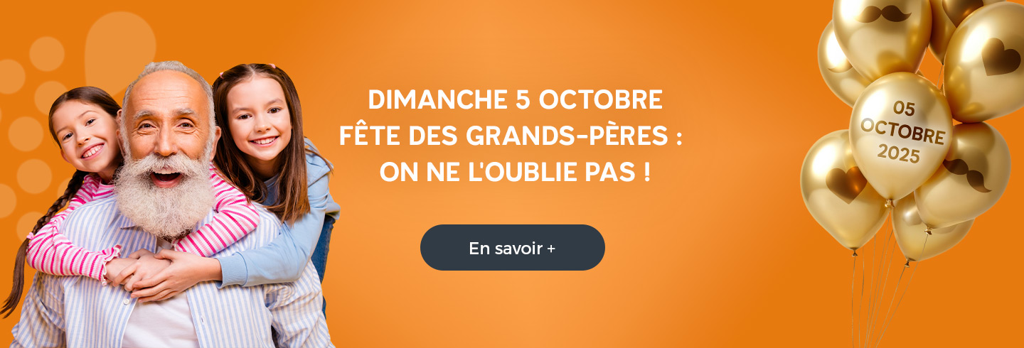 Dimanche 5 octobre, Fête des Grands-Pères : on ne l'oublie pas !