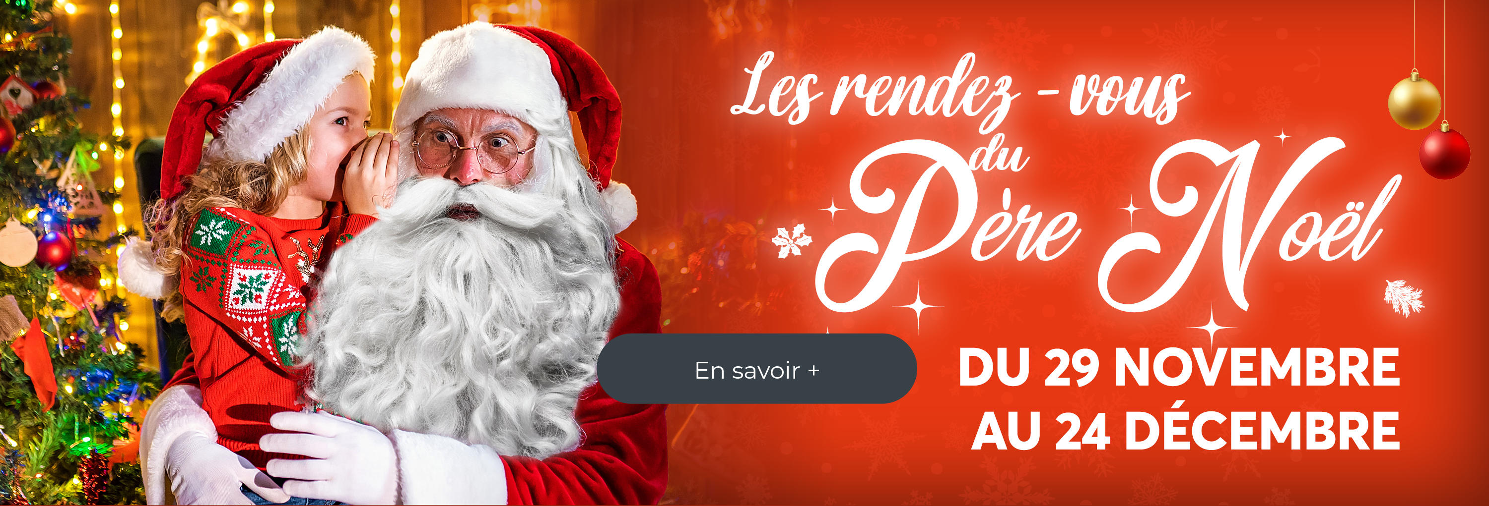 Les rendez-vous du Père Noël
