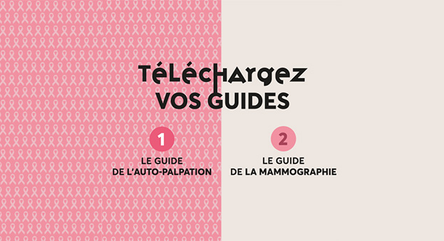 guide de l'auto palpation et mammographie octobre rose