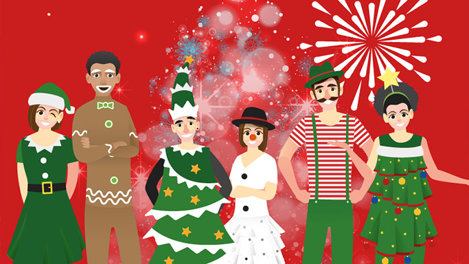 Les parades de noel Aushopping Noyelles