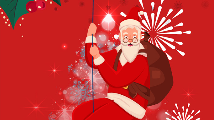 La descente du per noel Aushopping Noyelles