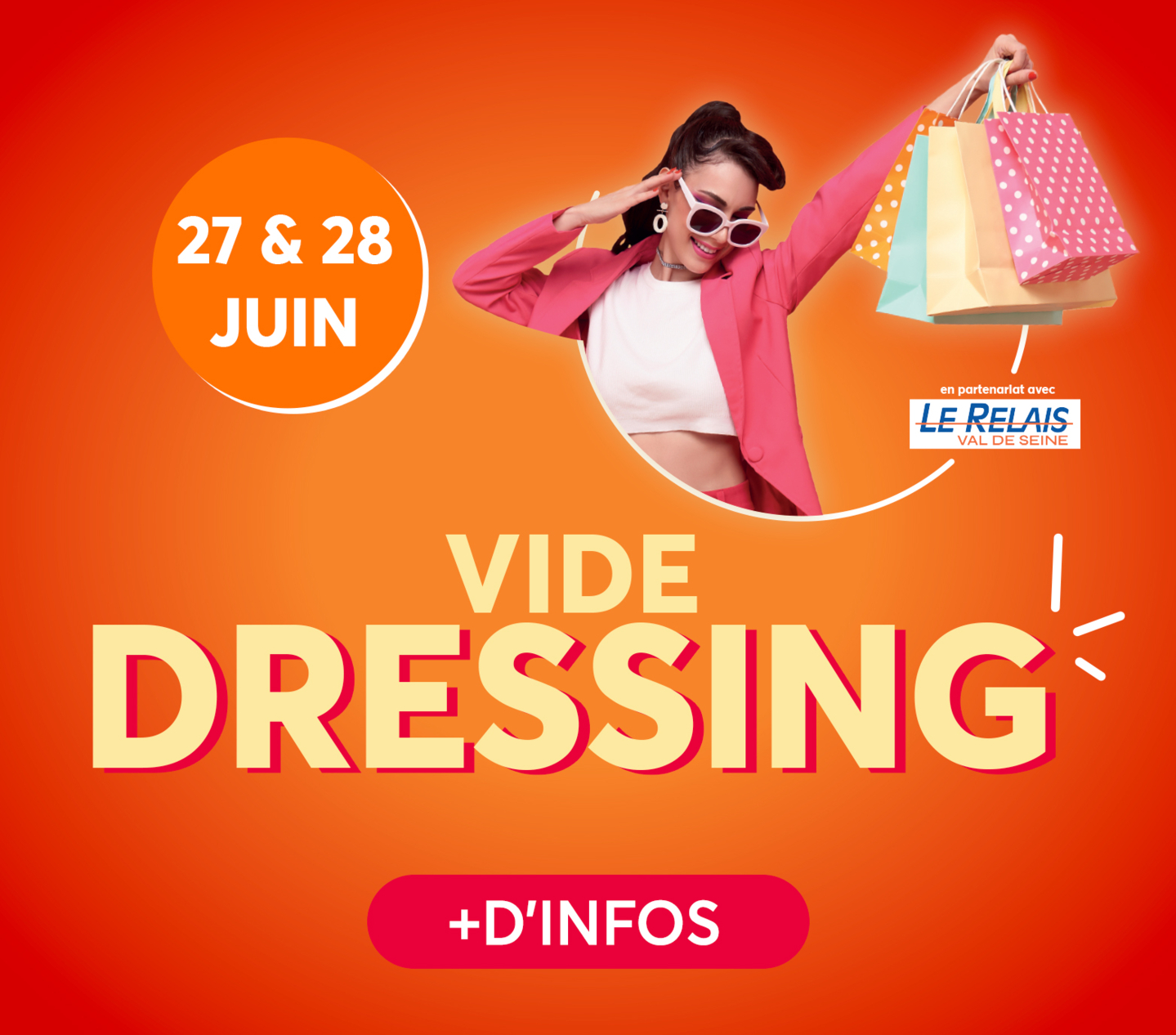 Profitez d'un vide dressing dans votre centre commercial Aushopping Mantes Buchelay le 27 et 28 juin 2025 ! Faîtes du tri !
