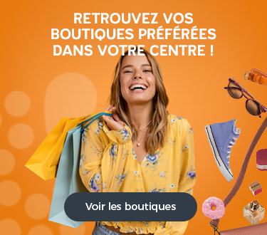 Retrouvez toutes vos boutiques préférées dans votre centre commercial Aushopping