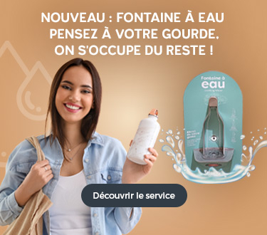 Pensez à votre gourde, on s'occupe du reste !