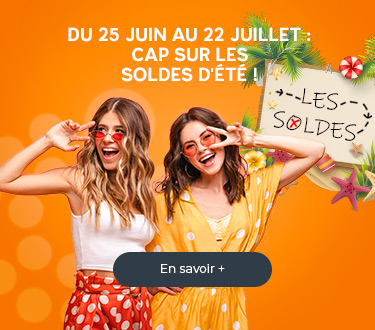 Cap sur les soldes d'été, profitez des soldes du 25 juin au 22 juillet dans votre centre commercial Aushopping Mantes Buchelay