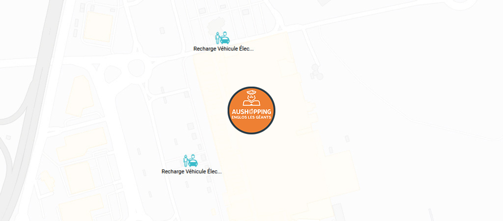 plan bornes de recharge electrique aushopping englos