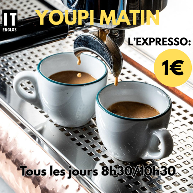 IT : L'expresso à 1€