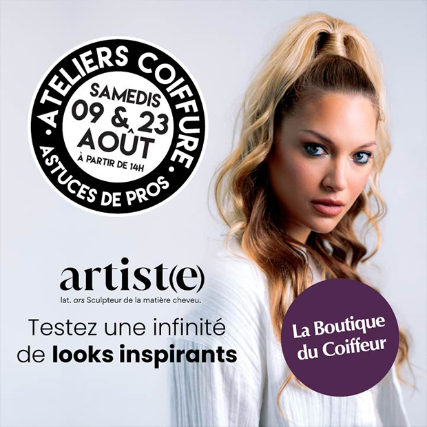 Atelier coiffure avec la gamme artiste Eugene Perma Professionnel chez La Boutique du Coiffeur