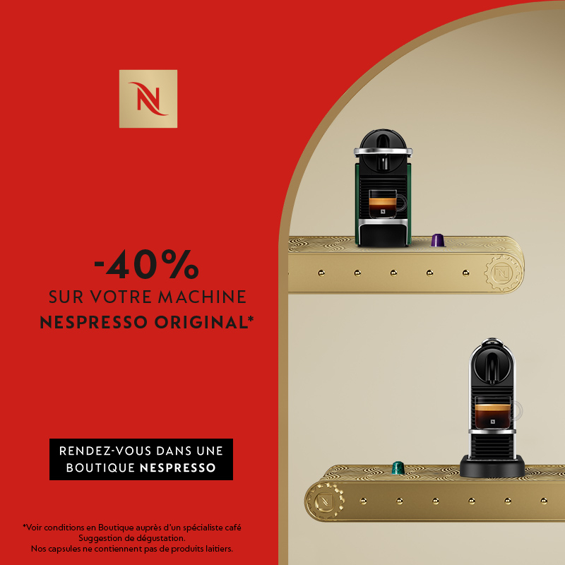 offre nespresso originale -40%